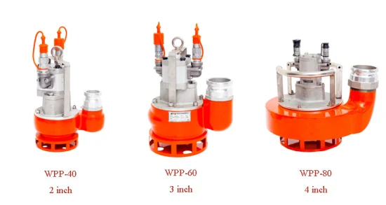 Pompe Submersible de pompe à lisier hydraulique portative de tête haute de 4 pouces en vente